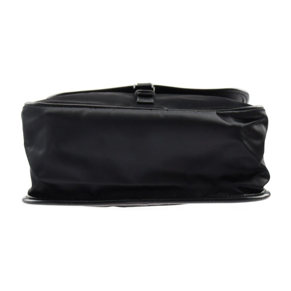 PRADA Prada shoulder bag VA0770 nylon leather black silver hardware messenger - Picture 4 of 8